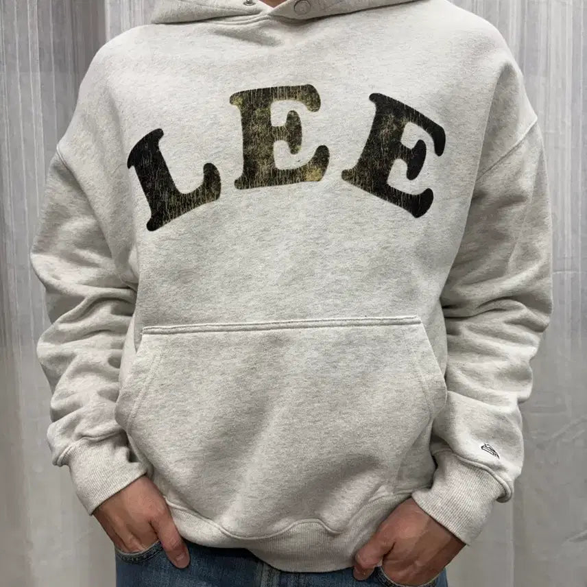 [BUNJANG] LEE Romantte Printed Hoodie / LEE 리 프린팅 후드티