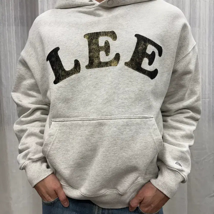 [BUNJANG] LEE Romantte Printed Hoodie / LEE 리 프린팅 후드티
