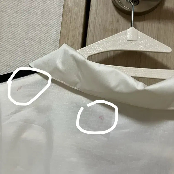 [BUNJANG] Adidas White Windbreaker XL / 아디다스화이트바람막이XL