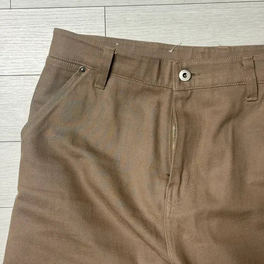 [BUNJANG] COOR No Fade Carpenter Denim Pants Beige / 쿠어 노 페이드 카펜터 데님 팬츠 베이지 (M)