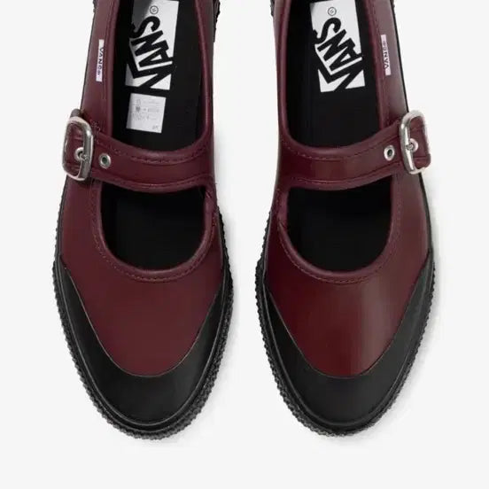 [BUNJANG] Vans Mary Jane Flat Shoes Burgundy US Women&