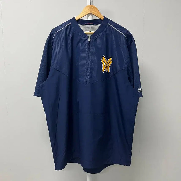 [SOLD OUT] [XL] 마제스틱 마제스틱 쿨베이스 반집업 반팔 바람막이