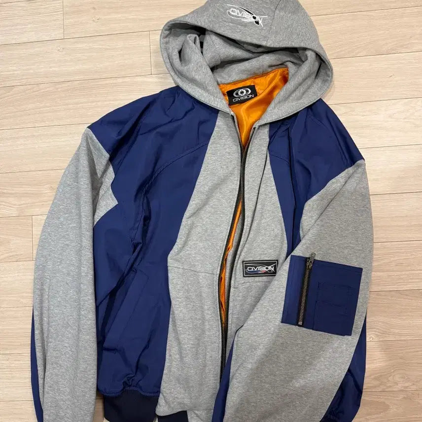 [BUNJANG] Csc Cvision Remake Hooded Blouson / [2] Csc 씨비전 바이 씨에스씨 리메이크 후디드 블루종 블루