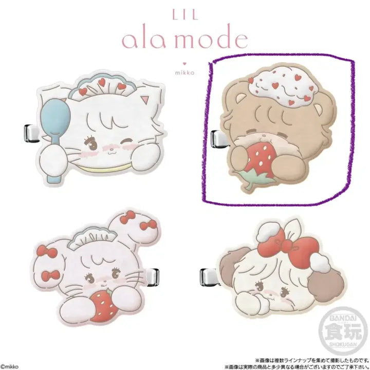 [BUNJANG] Miko Characters Flocked Hair Clip / 미코 캐릭터즈 플로키 헤어클립 헤어핀 신상