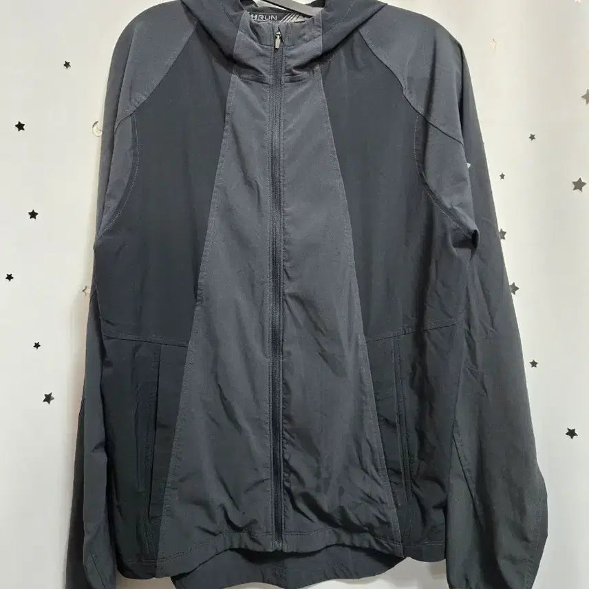 [BUNJANG] Under Armour Black Hooded Windbreaker M / 언더아머 블랙 후드 바람막이 M