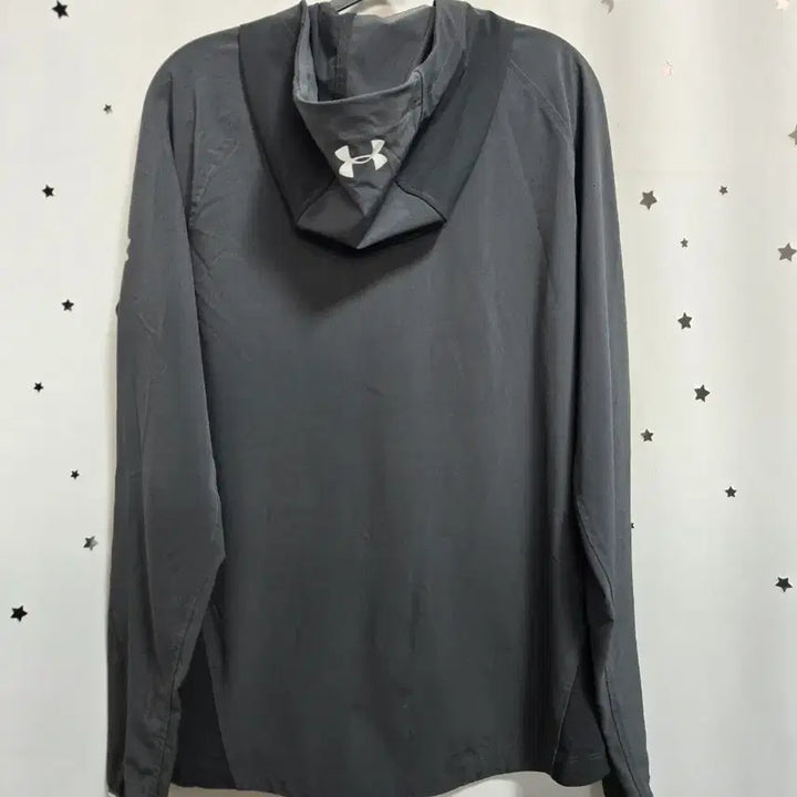 [BUNJANG] Under Armour Black Hooded Windbreaker M / 언더아머 블랙 후드 바람막이 M
