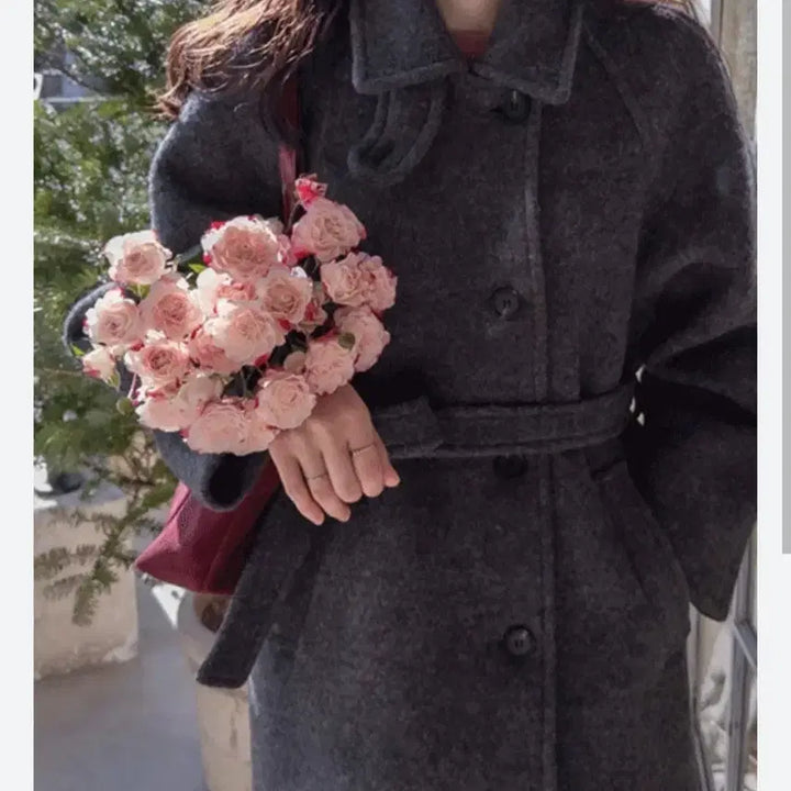 [BUNJANG] Ririn Handmade Quilted Merino Wool Coat Size F (55-66) / (새상품) 리린 자체제작 누빔 메리노울 코트 [size:F(55~66)]