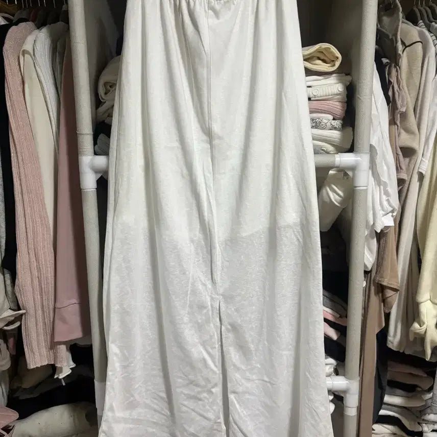 [BUNJANG] Rubinne Linen Long Skirt / 새상품) 수입 루빈느 여리 린넨 롱스커트 화이트