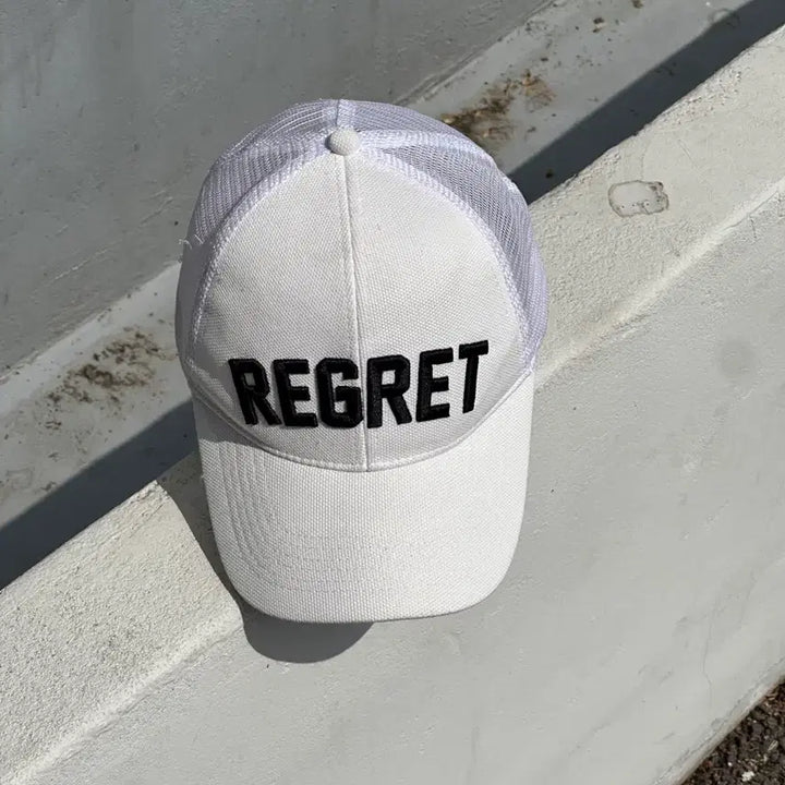 [BUNJANG] ASOS REGRET Vintage Mesh Trucker Ball Cap / [F] ASOS 화이트 REGRET 빈티지 메쉬 트러커 볼캡 모자