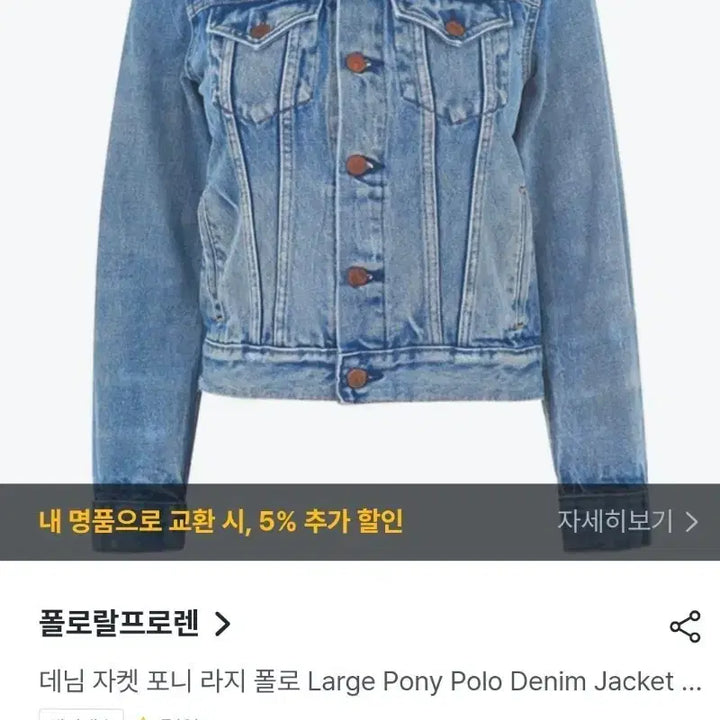 [BUNJANG] Polo Ralph Lauren Denim Jacket / 폴로 랄프로렌 데님 자켓