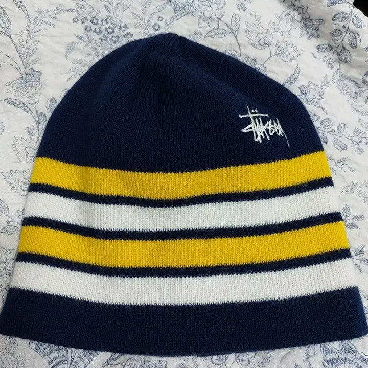[BUNJANG] Stussy Stripe Skullcap Navy / 스투시 스트라이프 스컬캡 네이비