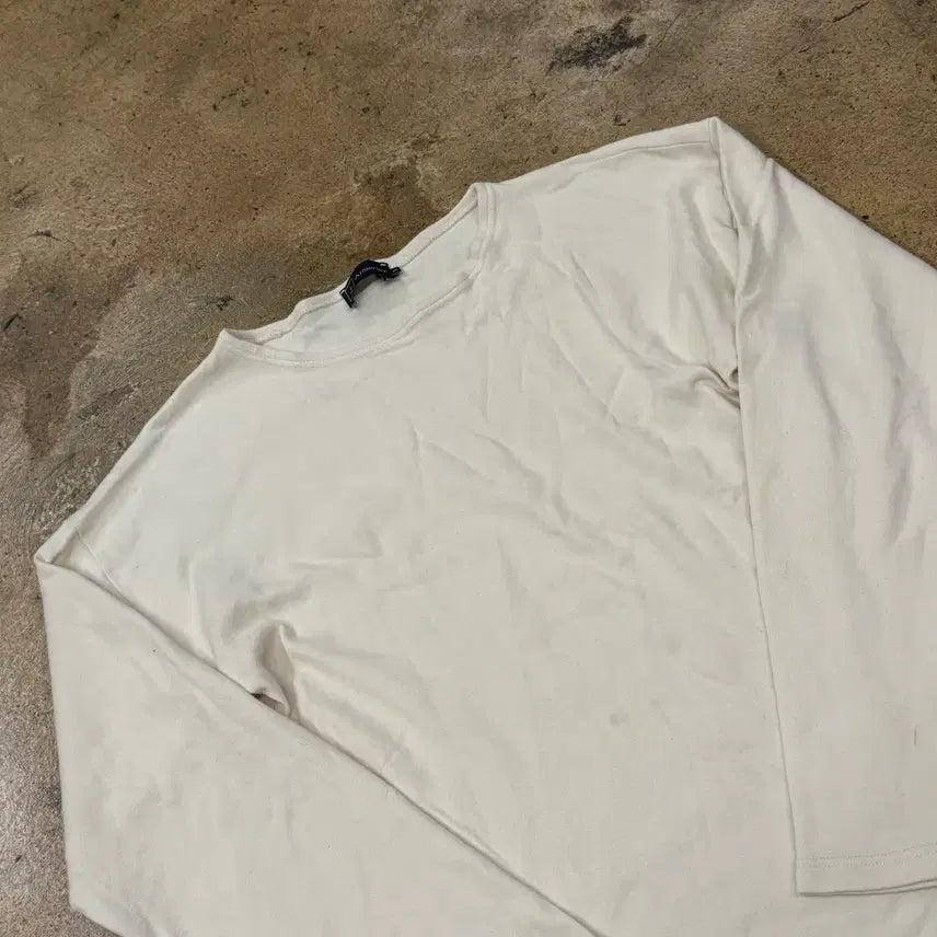 [BUNJANG] Armor Lux Ivory Long Sleeve T-shirt / [정품/3] 아머럭스 아이보리색 긴팔 티셔츠