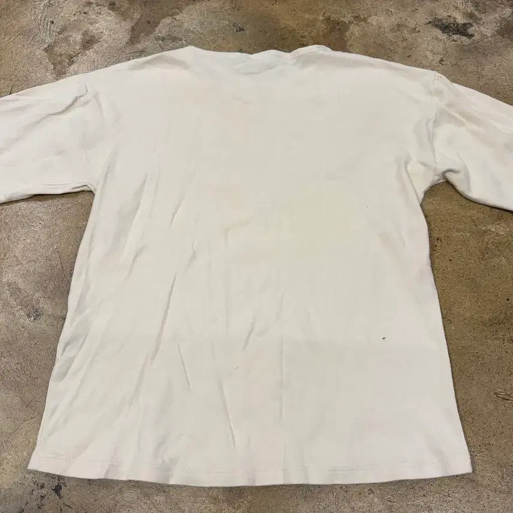 [BUNJANG] Armor Lux Ivory Long Sleeve T-shirt / [정품/3] 아머럭스 아이보리색 긴팔 티셔츠