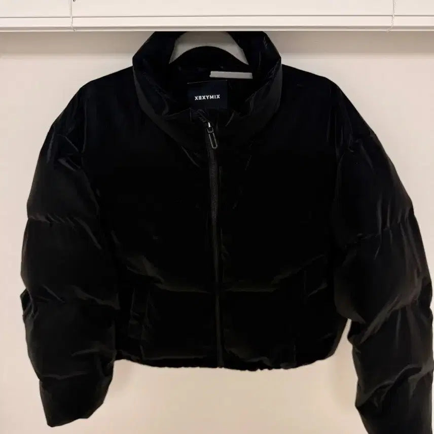 [BUNJANG] Xexymix Black Short Padded Jacket S Size / 젝시믹스 블랙 숏패딩 S