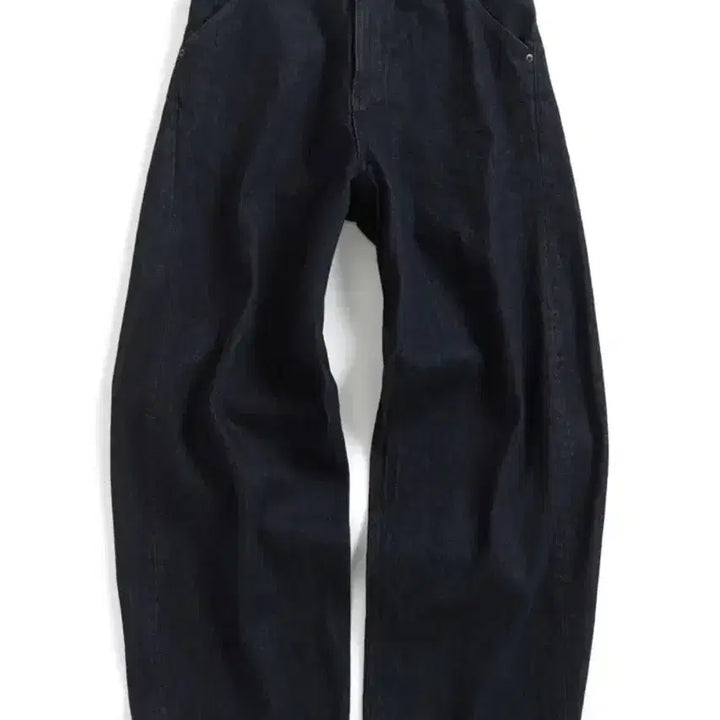 [BUNJANG] Hatching Room Indigo Wide Curve Jeans / [4] 해칭룸 와이드 커브진 인디고