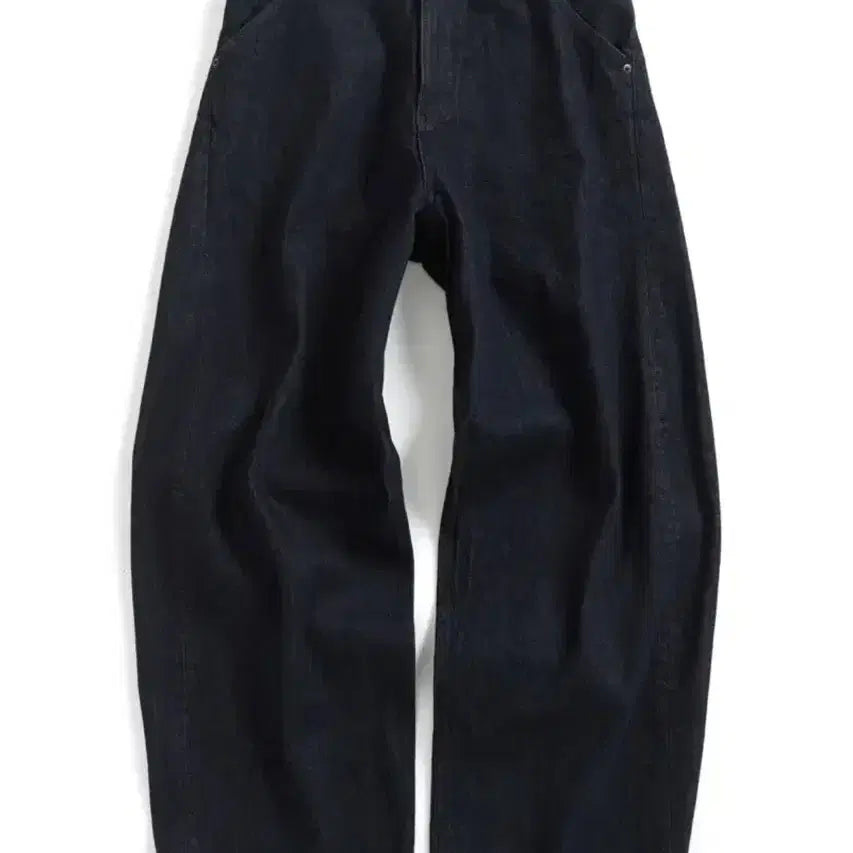 [BUNJANG] Hatching Room Indigo Wide Curve Jeans / [4] 해칭룸 와이드 커브진 인디고