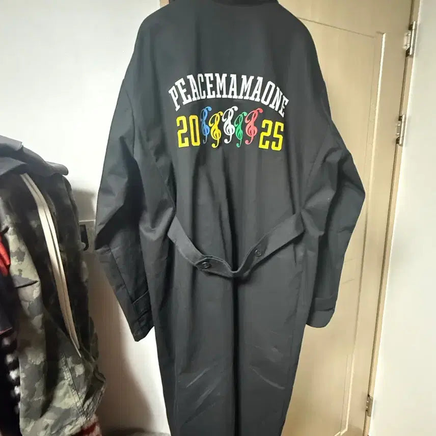 [BUNJANG] Peesmamaone Black Coat / 피스마마원 코트
