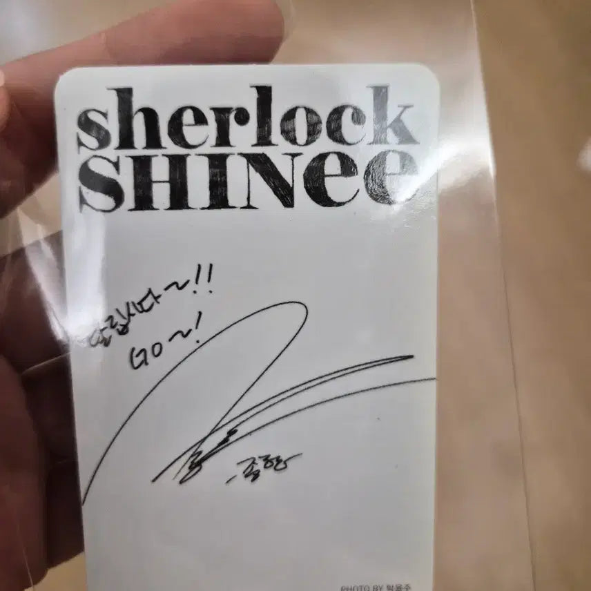 [BUNJANG] SHINee Jonghyun Sherlock Photocard / 샤이니 종현 셜록 포카
