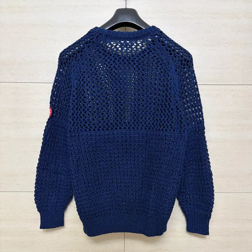 [BUNJANG] C.E LOOSE WAFFLE KNIT NAVY / 카브엠트 LOOSE WAFFLE KNIT NAVY