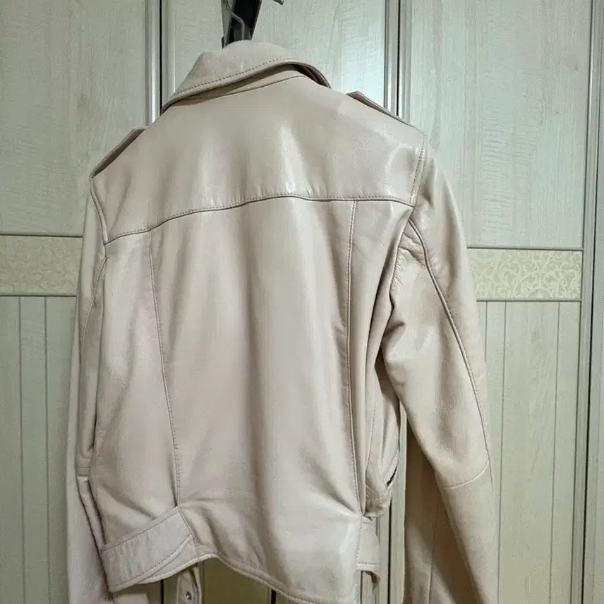[SOLD OUT] 올세인츠 발펀 베이비핑크 라이더쟈켓 uk10(55)