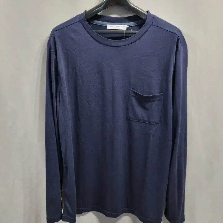 [BUNJANG] Zepella England Navy Pocket Long Sleeve T-shirt / 지펠라 잉글랜드 네이비 포켓 긴팔 티셔츠 100