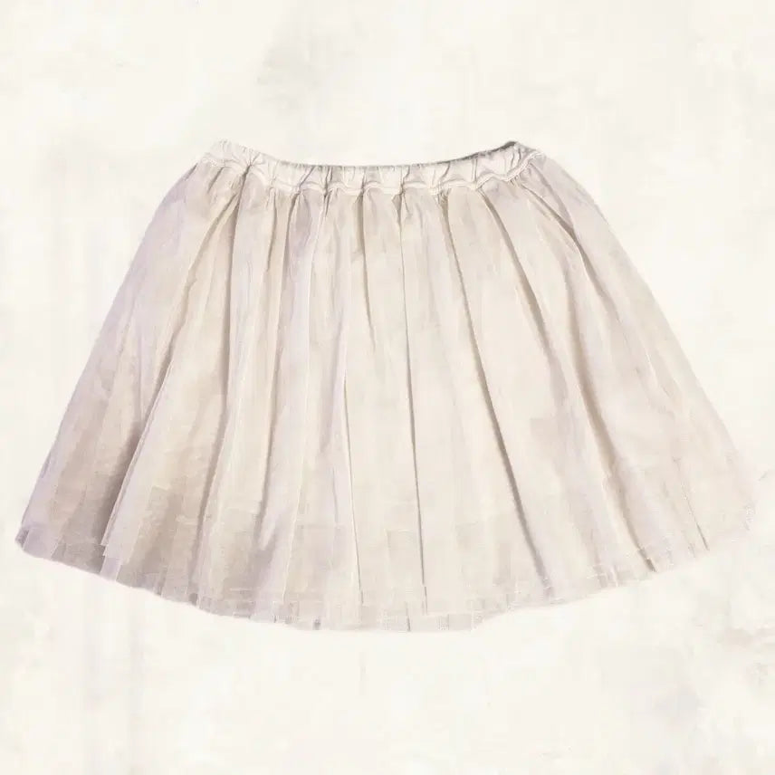 [BUNJANG] 4-Tiered Ruffle Tulle Skirt / 일본 히메갸루 4단 캉캉 샤 포인트 핀터깔 화이트 스커트