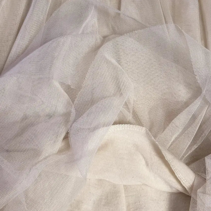 [BUNJANG] 4-Tiered Ruffle Tulle Skirt / 일본 히메갸루 4단 캉캉 샤 포인트 핀터깔 화이트 스커트