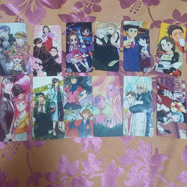 [BUNJANG] Ace Attorney Character Card Set / 팝니다)역전재판 캐릭터 카드 굿즈