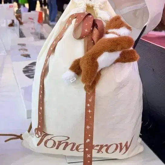 [BUNJANG] TXT Popup MD String Bag &amp; Fox Doll Bundle Set / (원가이하)투바투 팝업 md 스트링백+미개봉 여우인형 일괄