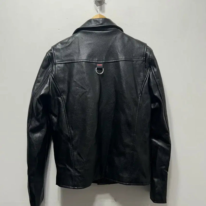 [BUNJANG] Black Leather Rider Jacket L / 블랙 가죽 라이더 자켓 L