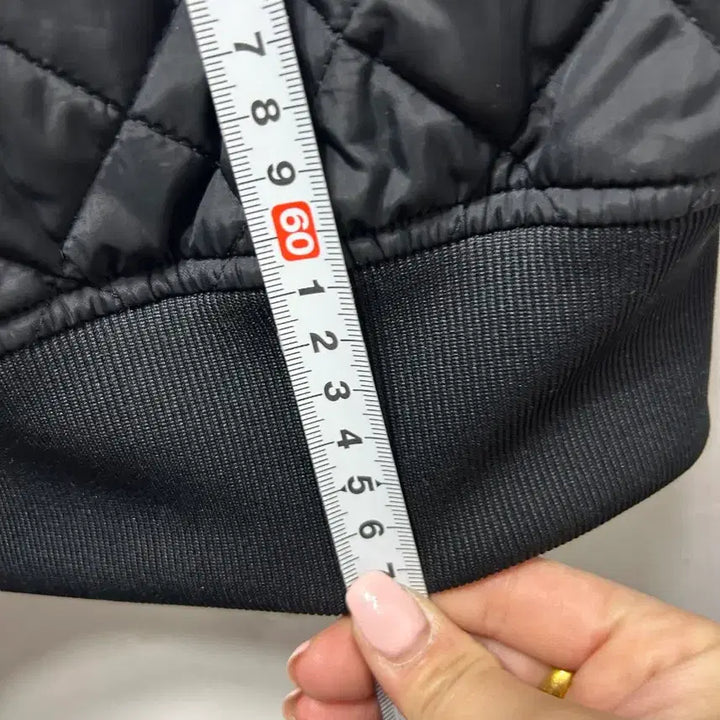 [BUNJANG] Adidas Black Quilted Padded Bomber Jacket (M) / 아디다스 블랙 퀼팅 패딩 봄버 자켓 M