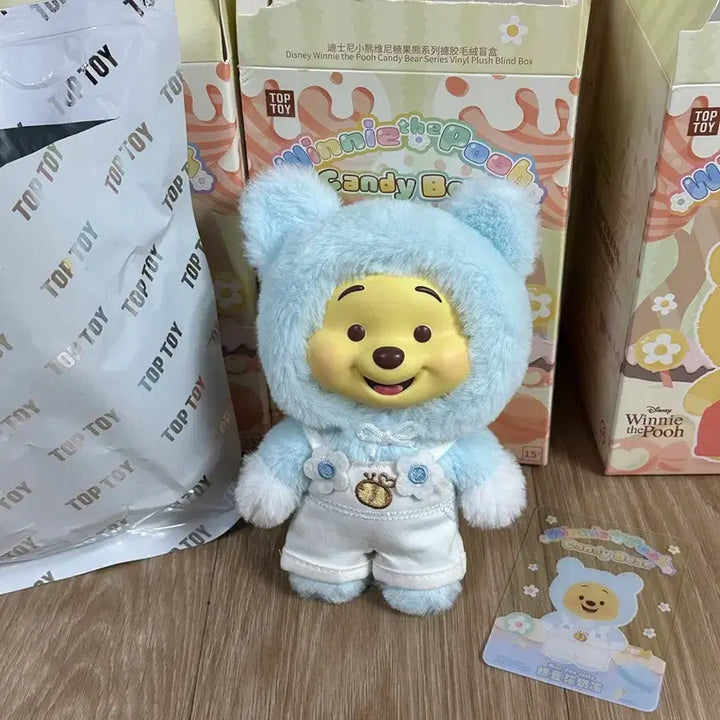 [BUNJANG] TOP TOY Winnie the Pooh Bear Doll Keychain / TOP TOY 탑토이 캔디베어 위니 더 푸 인형 키링