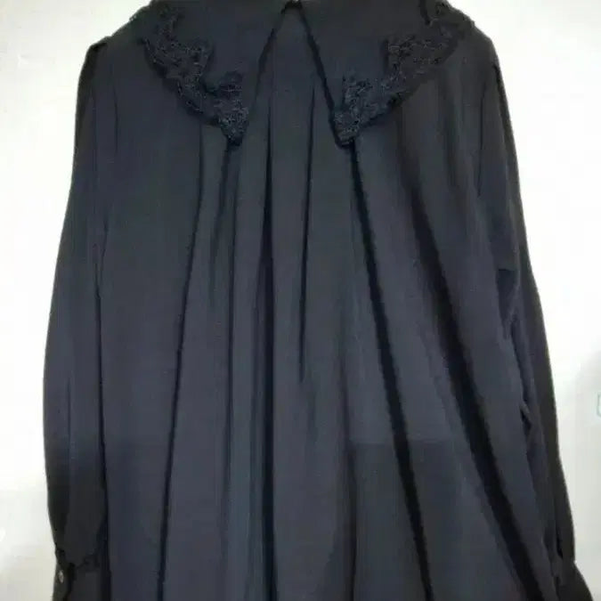 [BUNJANG] AtG Lace Collar Blouse / (새상품)AtG 레이스 칼라 블라우스 블랙 55-66