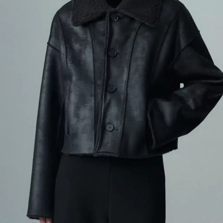 [BUNJANG] RE RHEE Reversible Shearling Jacket / (정가428.000) 리이 RE RHEE 리버시블 양면 무스탕자켓 F
