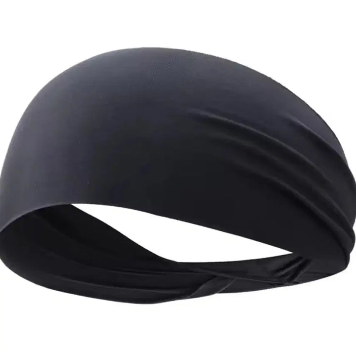 [BUNJANG] Unisex Black Sports Headband / 스포츠 헤어밴드 블랙 남성 여성 공용