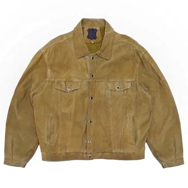 [SOLD OUT] 유럽 빈티지 스웨이드 트러커 자켓 (105~110)