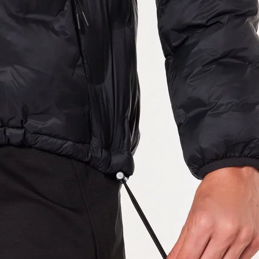 [BUNJANG] Oakley Lightweight Black Padded Hooded Jacket / 오클리 블랙 경량 패딩 후드 자켓