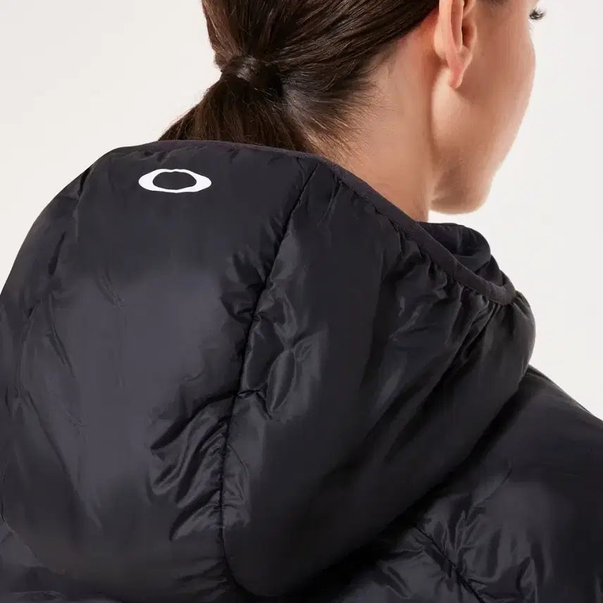 [BUNJANG] Oakley Lightweight Black Padded Hooded Jacket / 오클리 블랙 경량 패딩 후드 자켓