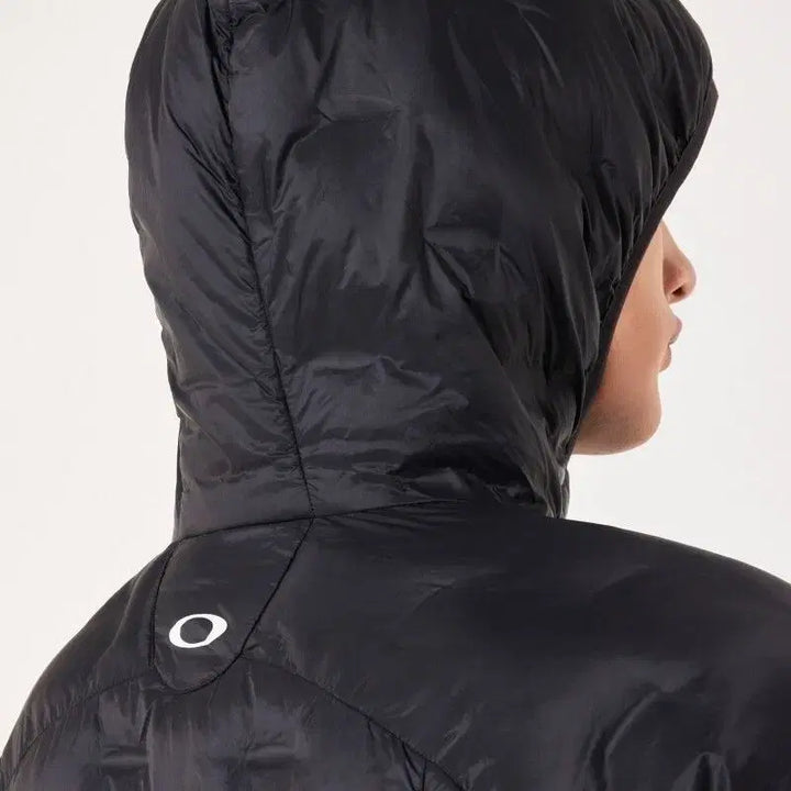 [BUNJANG] Oakley Lightweight Black Padded Hooded Jacket / 오클리 블랙 경량 패딩 후드 자켓
