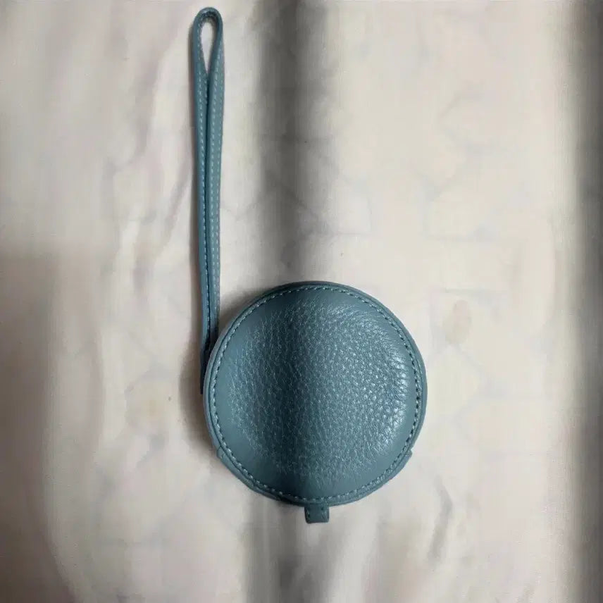 [BUNJANG] Round Mini Tote Bag - Sky Blue / 8만원 동그라미 가죽 미니가방 새거