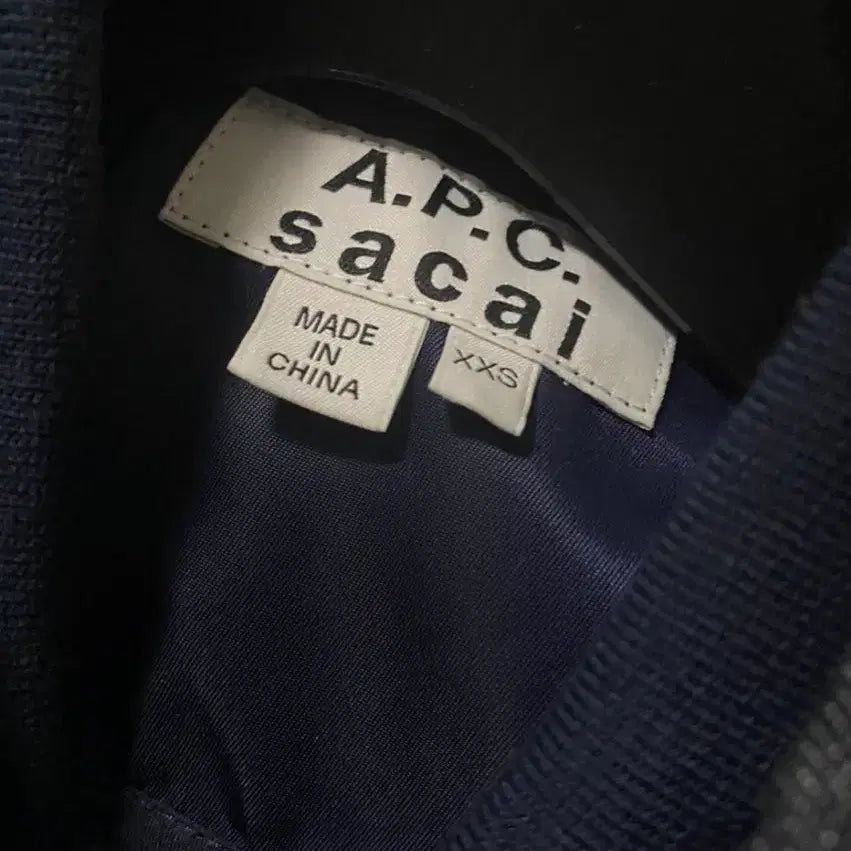 [BUNJANG] Sacai x A.P.C. Collaboration Denim Hybrid Jacket &amp; Pleated Skirt Set / [새상품] 사카이 x A.P.C. 콜라보 데님 자켓 &amp; 스커트 셋