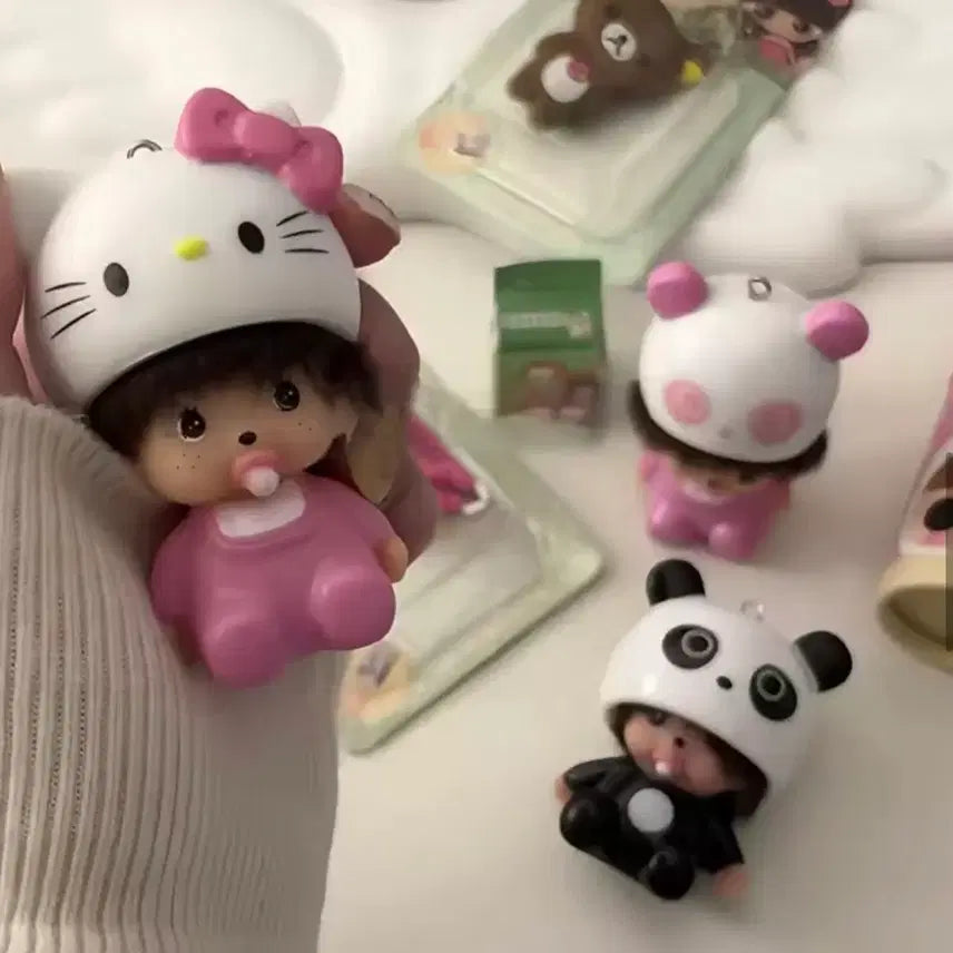 [BUNJANG] Monchhichi Kitty Keyring / *최저가(새상품)몬치치키티 키링