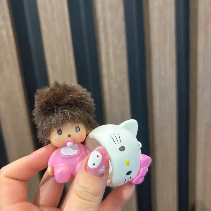 [BUNJANG] Monchhichi Kitty Keyring / *최저가(새상품)몬치치키티 키링