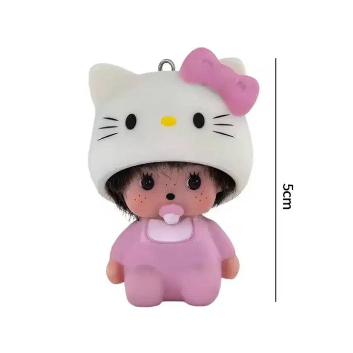 [BUNJANG] Monchhichi Kitty Keyring / *최저가(새상품)몬치치키티 키링