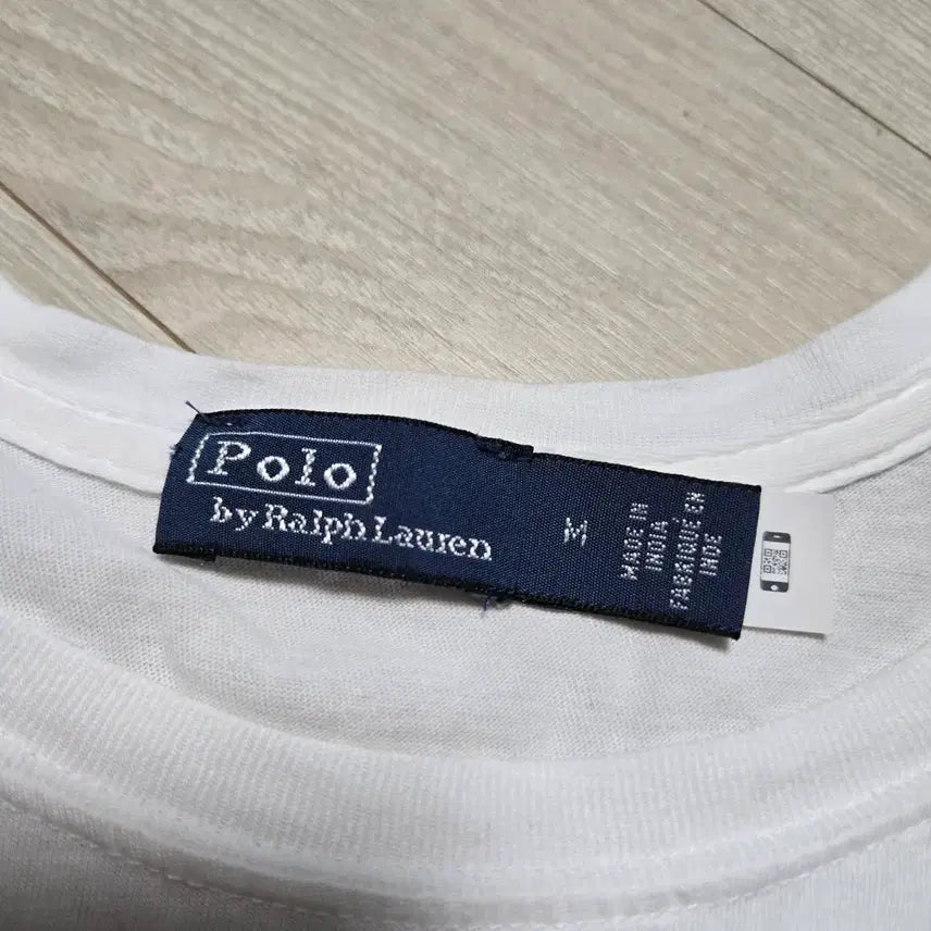 [BUNJANG] Polo Ralph Lauren White Printed Short Sleeve T-shirt / 폴로 랄프로렌 정품  화이트 프린팅 반팔 티셔츠 m