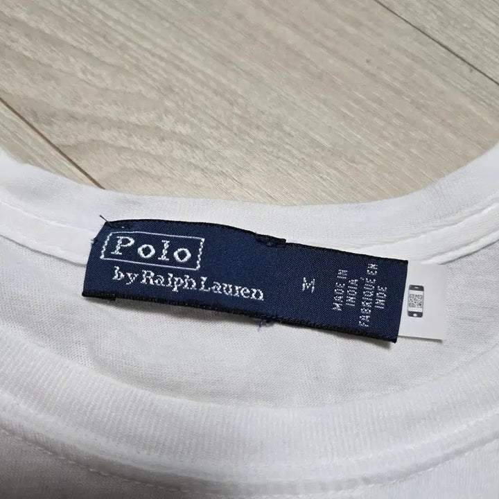 [BUNJANG] Polo Ralph Lauren White Printed Short Sleeve T-shirt / 폴로 랄프로렌 정품  화이트 프린팅 반팔 티셔츠 m
