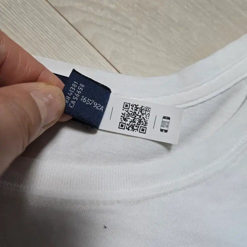 [BUNJANG] Polo Ralph Lauren White Printed Short Sleeve T-shirt / 폴로 랄프로렌 정품  화이트 프린팅 반팔 티셔츠 m