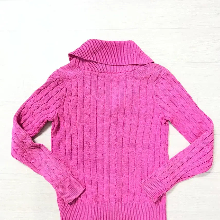 [BUNJANG] Polo Cable Knit Cardigan / 폴로 숄카라 케이블 니트가디건