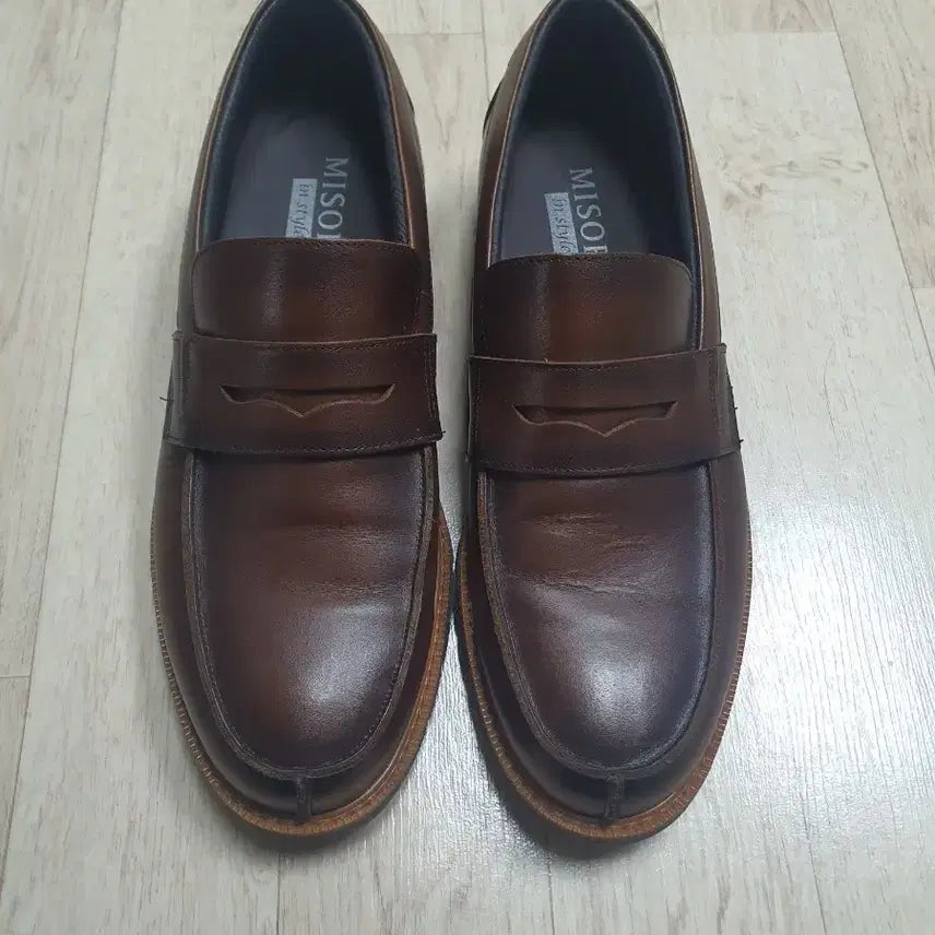 [BUNJANG] Miso Pe Genuine Casual Leather Shoes / 275 미소페 정품 캐주얼화 단화 신발 가죽 275사이즈 완전깨끗해요
