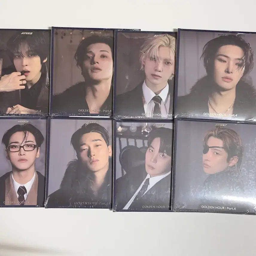 [BUNJANG] ATEEZ Golden Hour Part.1 Digipack Bundle Set / 미개봉) 에이티즈 골든아워4 디지팩 8종일괄